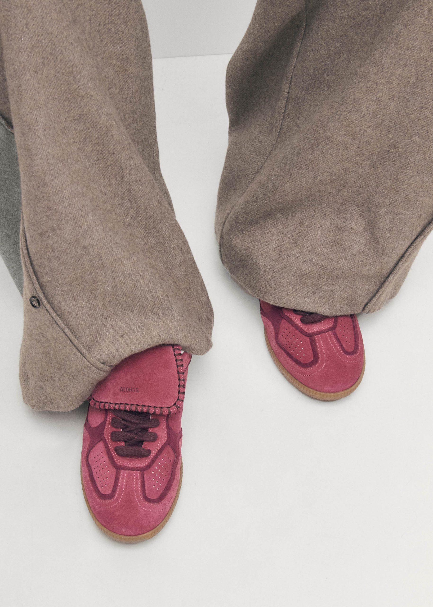 Tb.490 Club Suede Raspberry Leather Sneakers - Image 8
