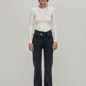 Kansas Black Denim Pants