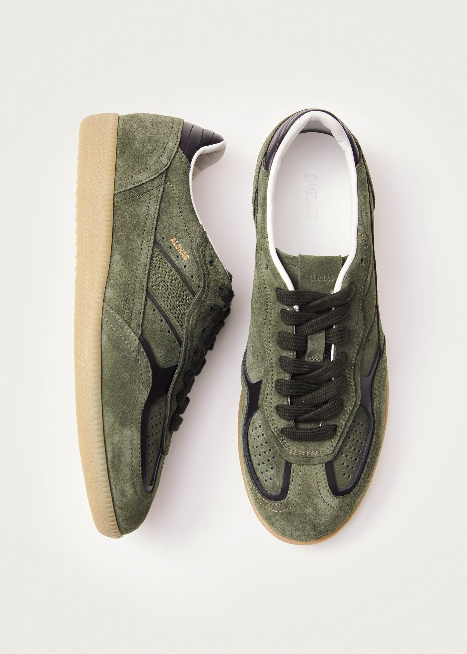 Tb.490 Rife Dusty Olive Leather Sneakers - Image 5
