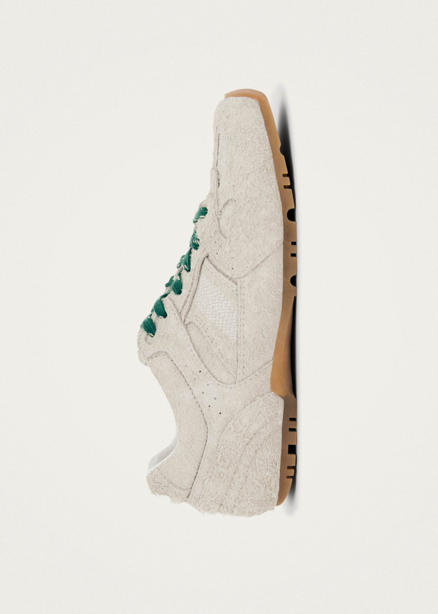 Tb.56 Suede Fuzzy Light Grey Leather Sneakers - Image 4