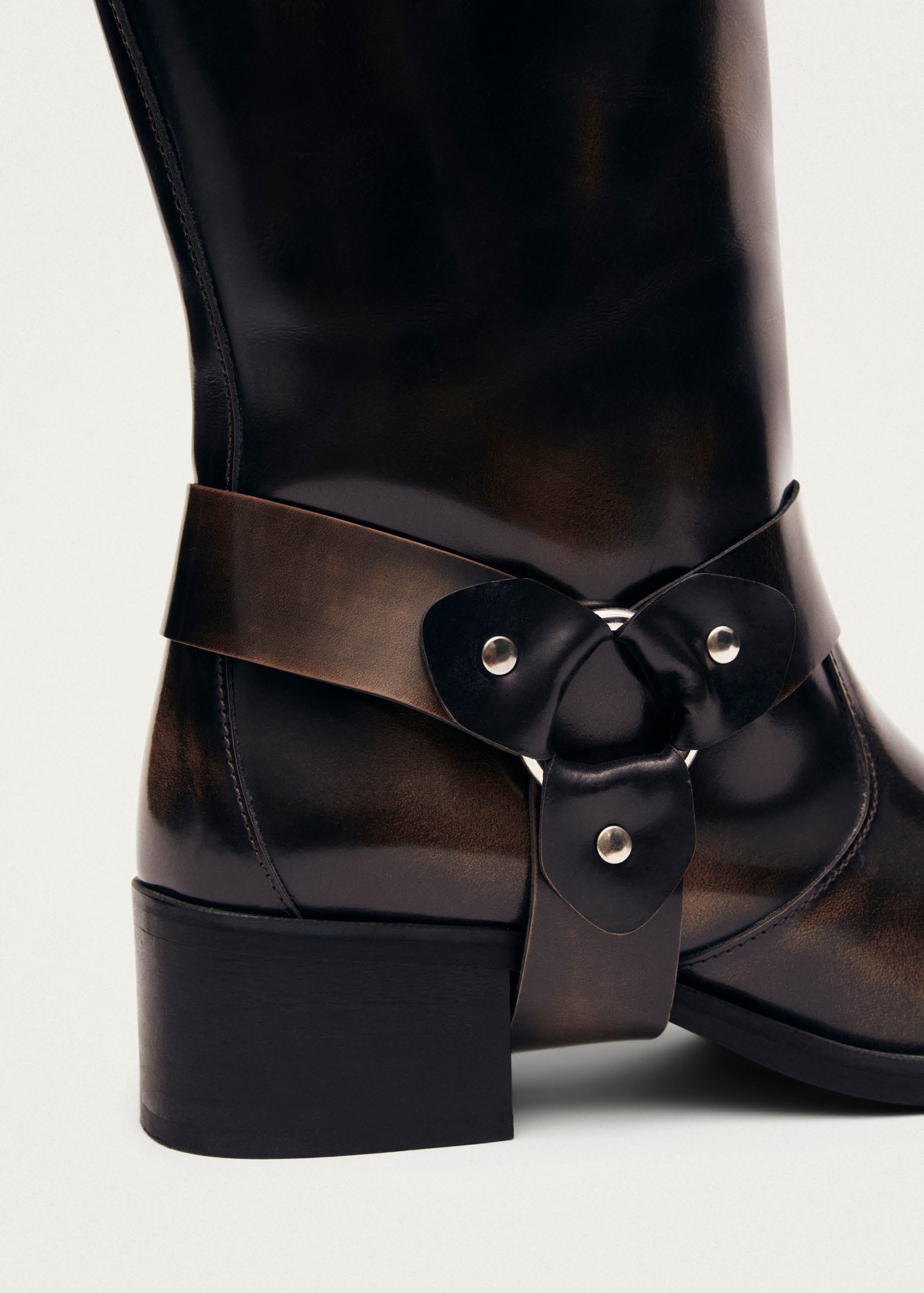 Rocky Brushed Brown Leather Boots - Image 7