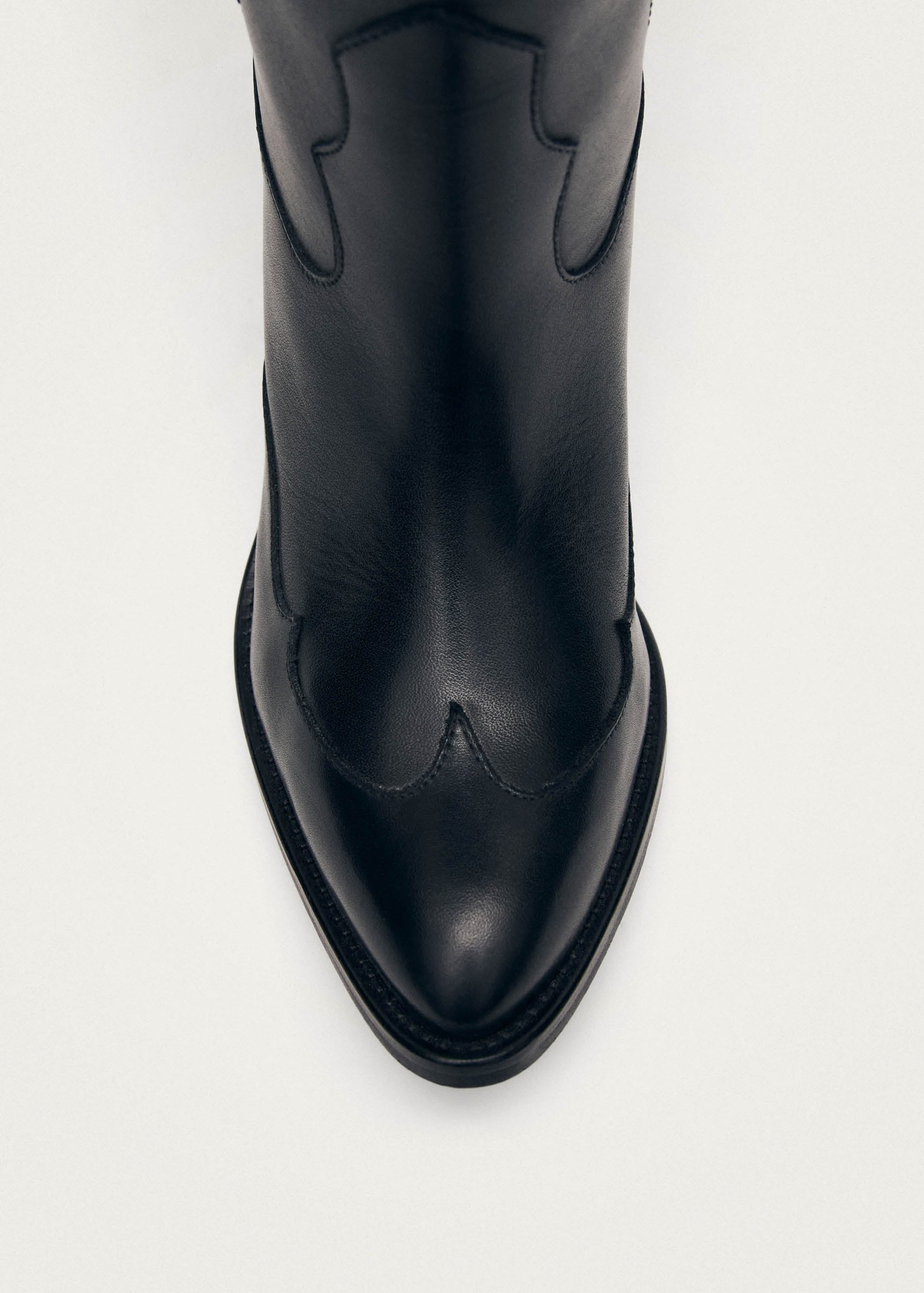 Liberty Black Leather Boots - Image 6