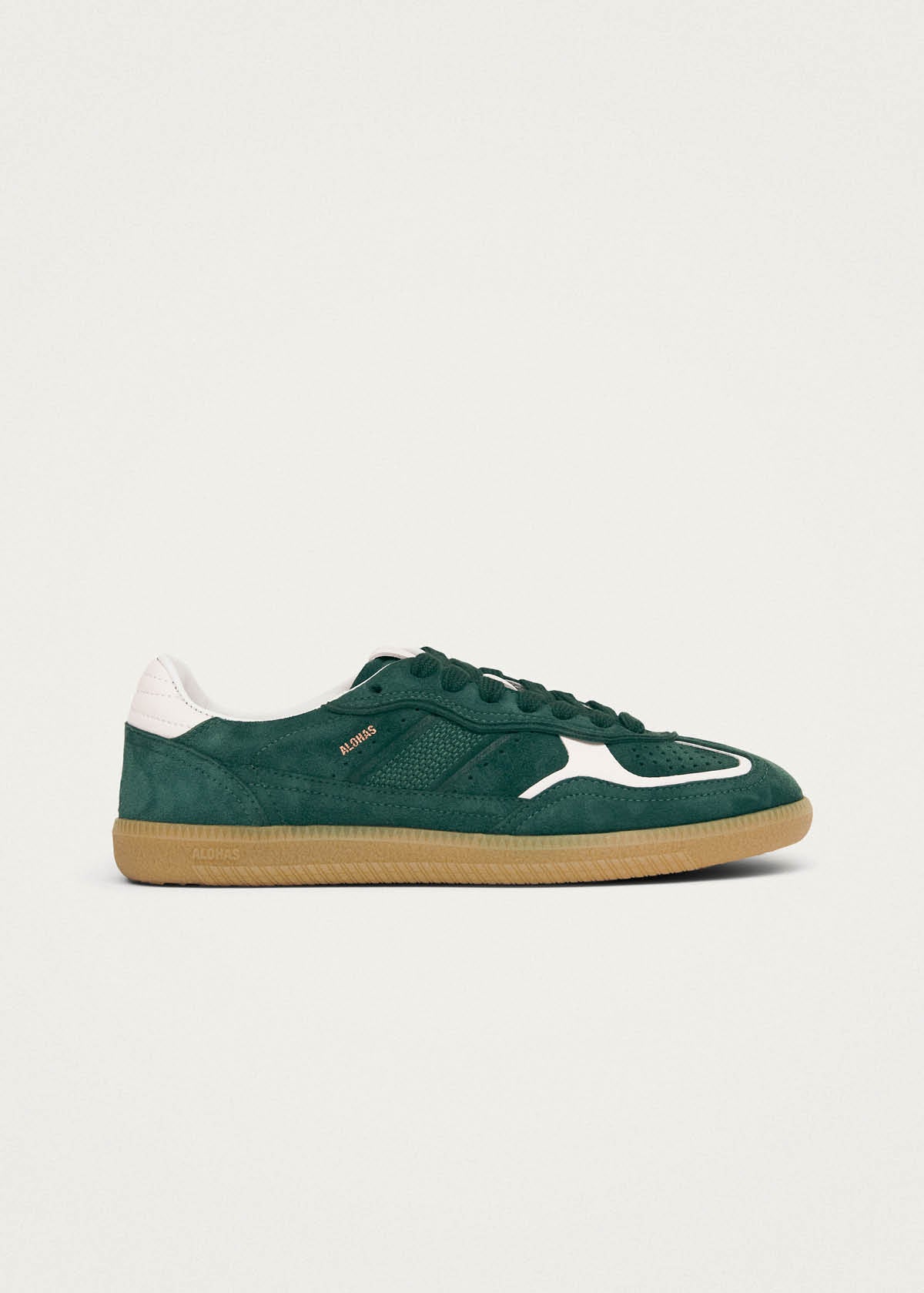 Tb.490 Rife Forest Green Leather Sneakers