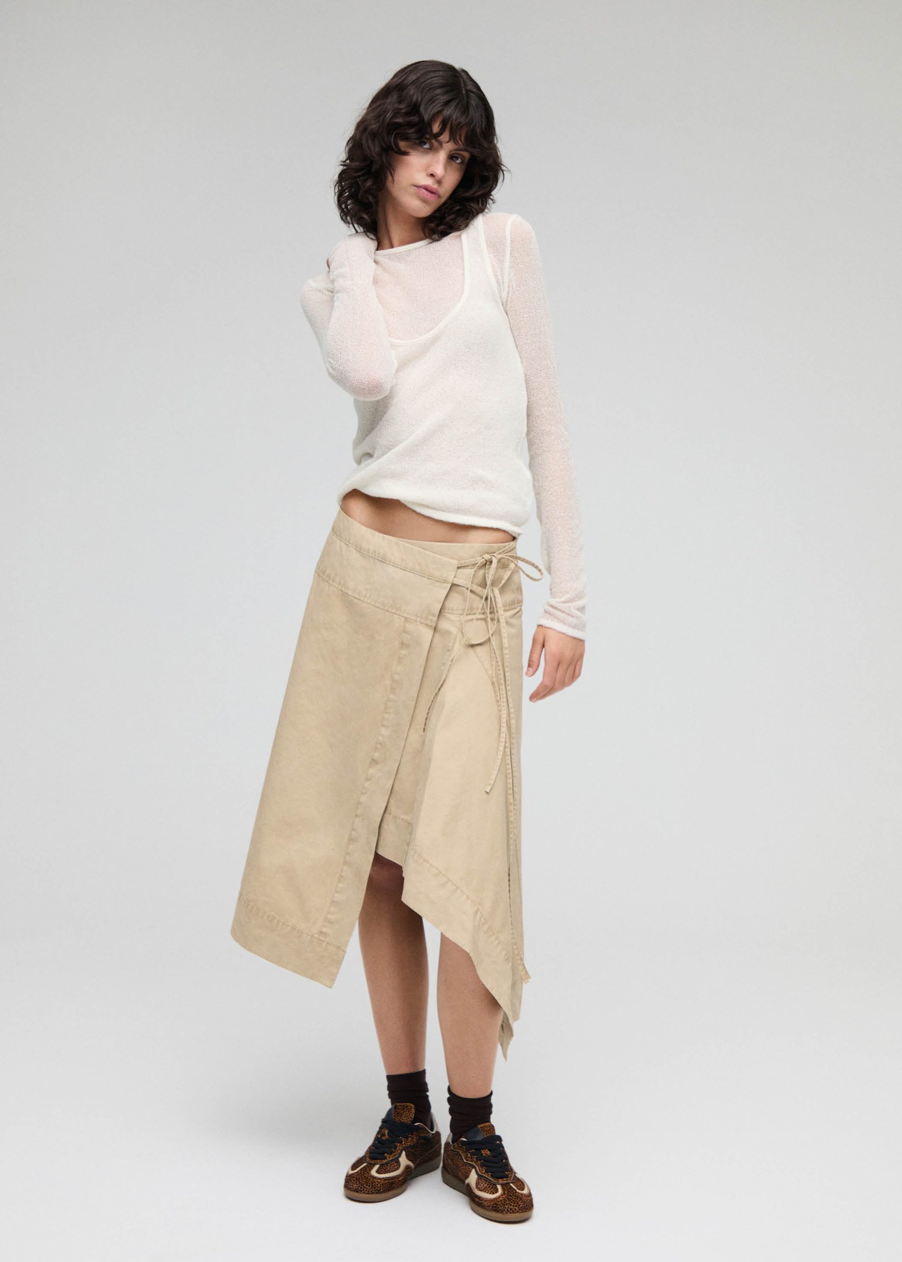 Tb.490 Rife Soft Tan Leather Sneakers - Image 2