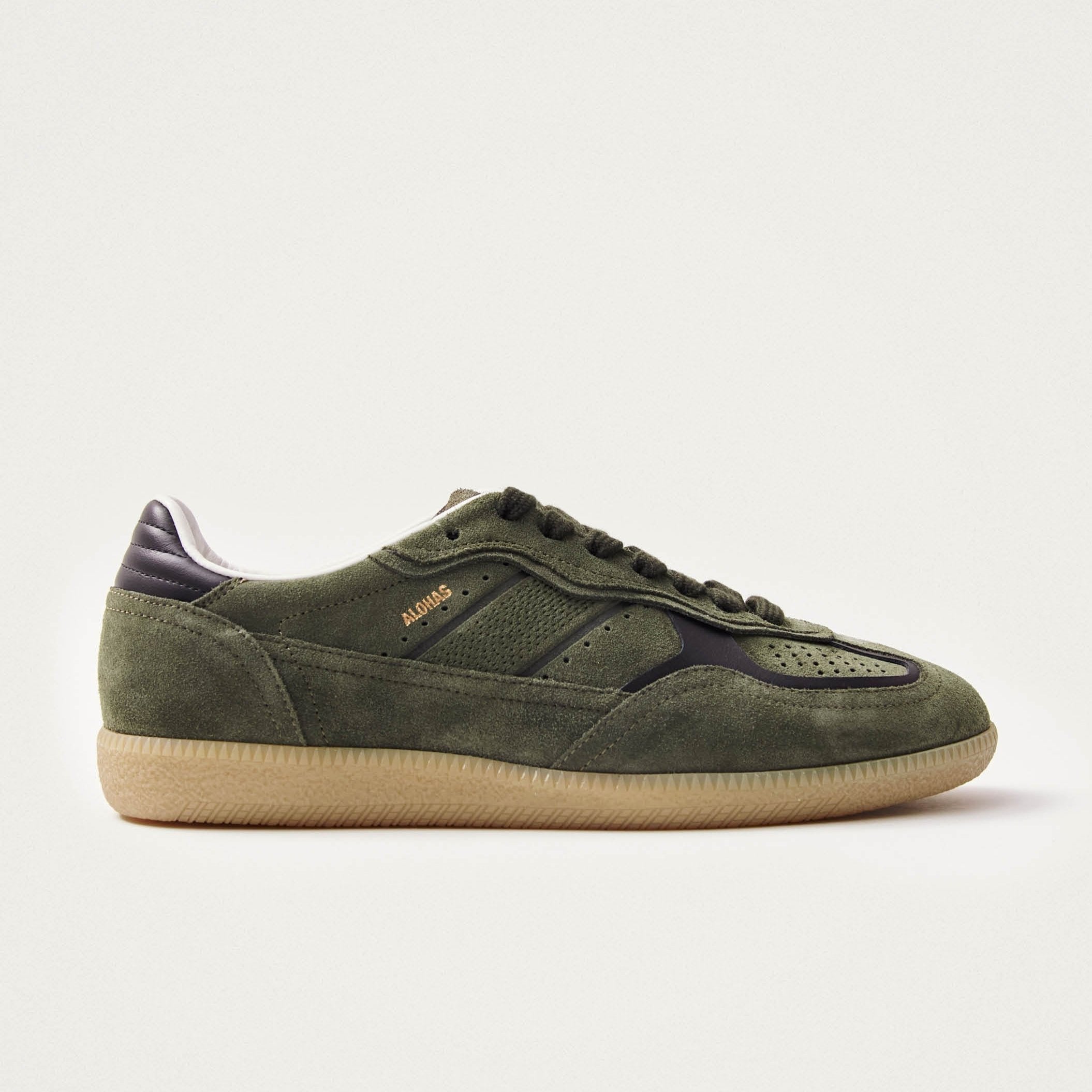 Tb.490 Rife Dusty Olive Leather Sneakers - Image 3