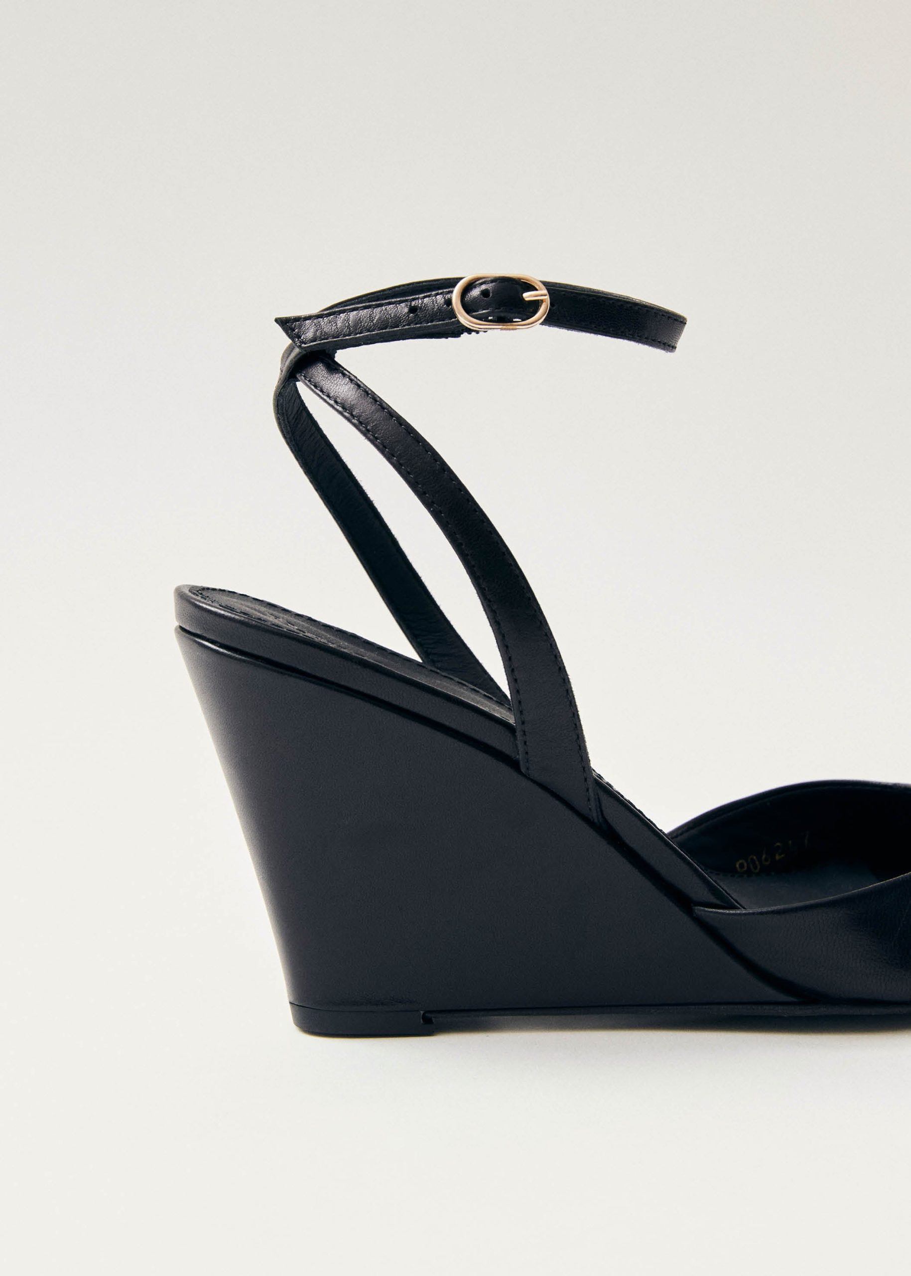 Riya Black Leather Sandals - Image 7