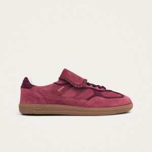 Tb.490 Club Suede Raspberry Leather Sneakers