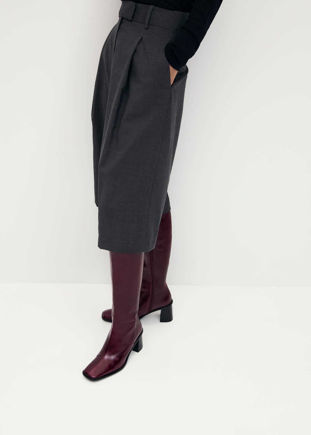 East Rift Burgundy Leather Boots - Image 2