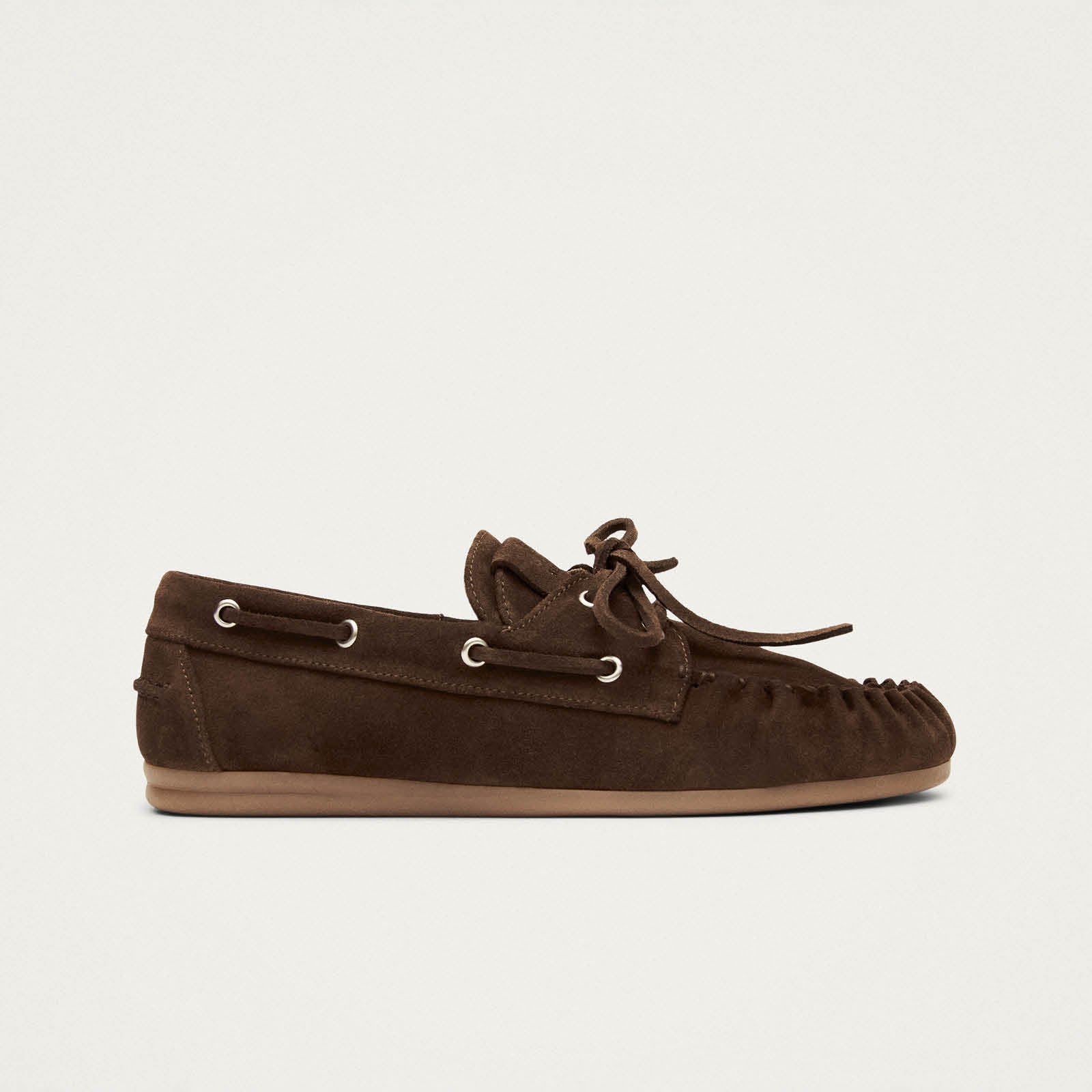 Rowan Suede Brown Leather Loafers - Image 3