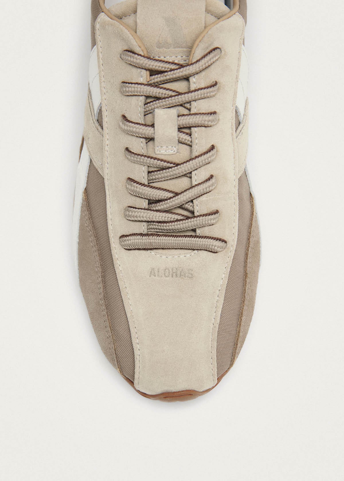 Tb.304 Nylon Beige Leather Sneakers - Image 6