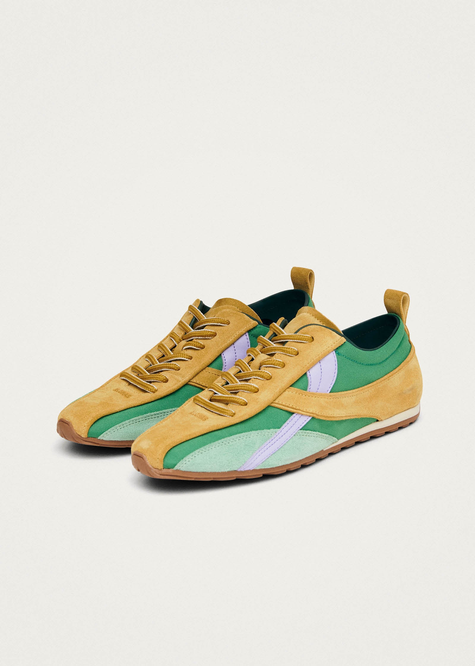 Tb.304 Nylon Green Leather Sneakers - Image 7