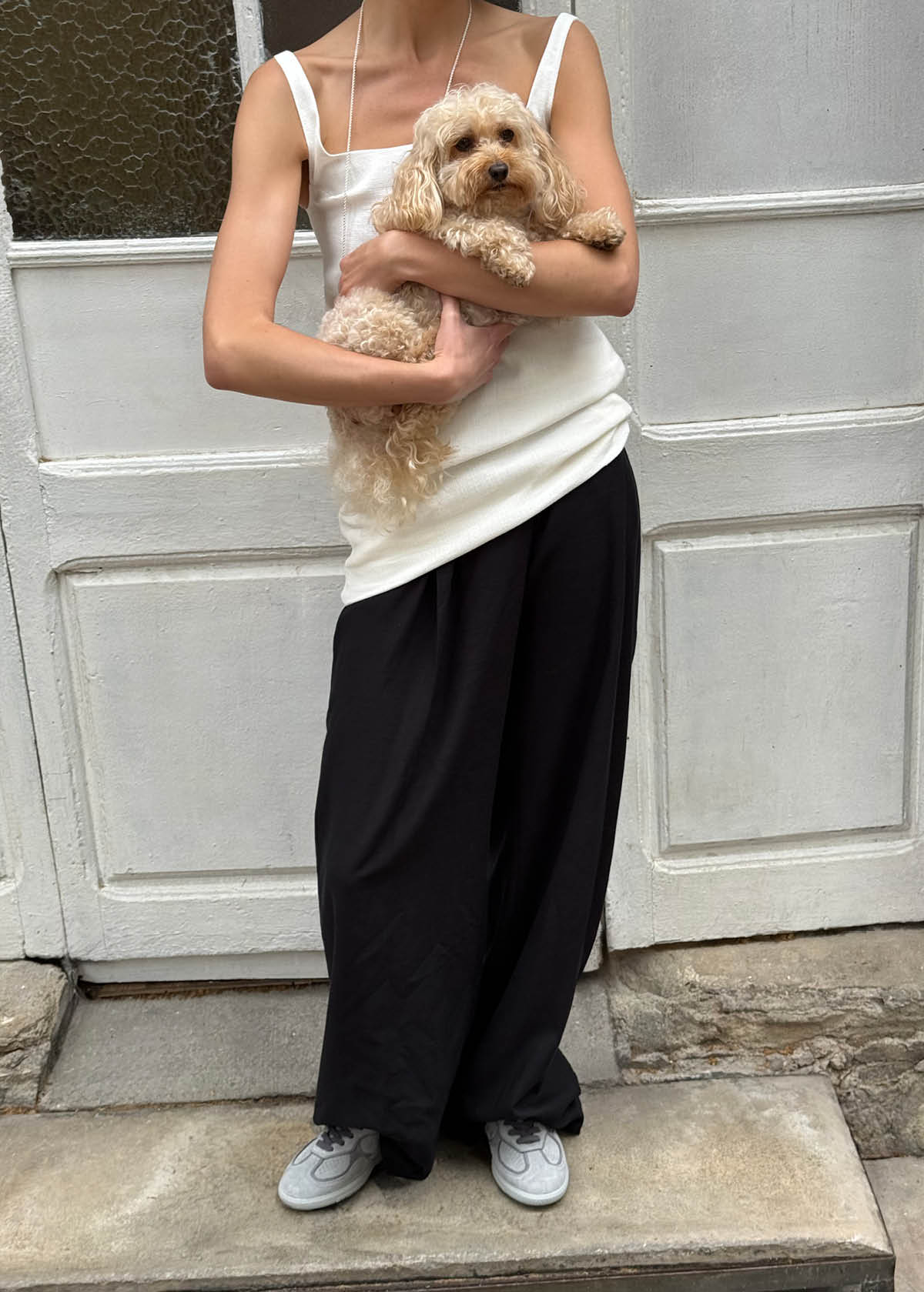 Tb.490 Club Suede Pale Grey Leather Sneakers - Image 2