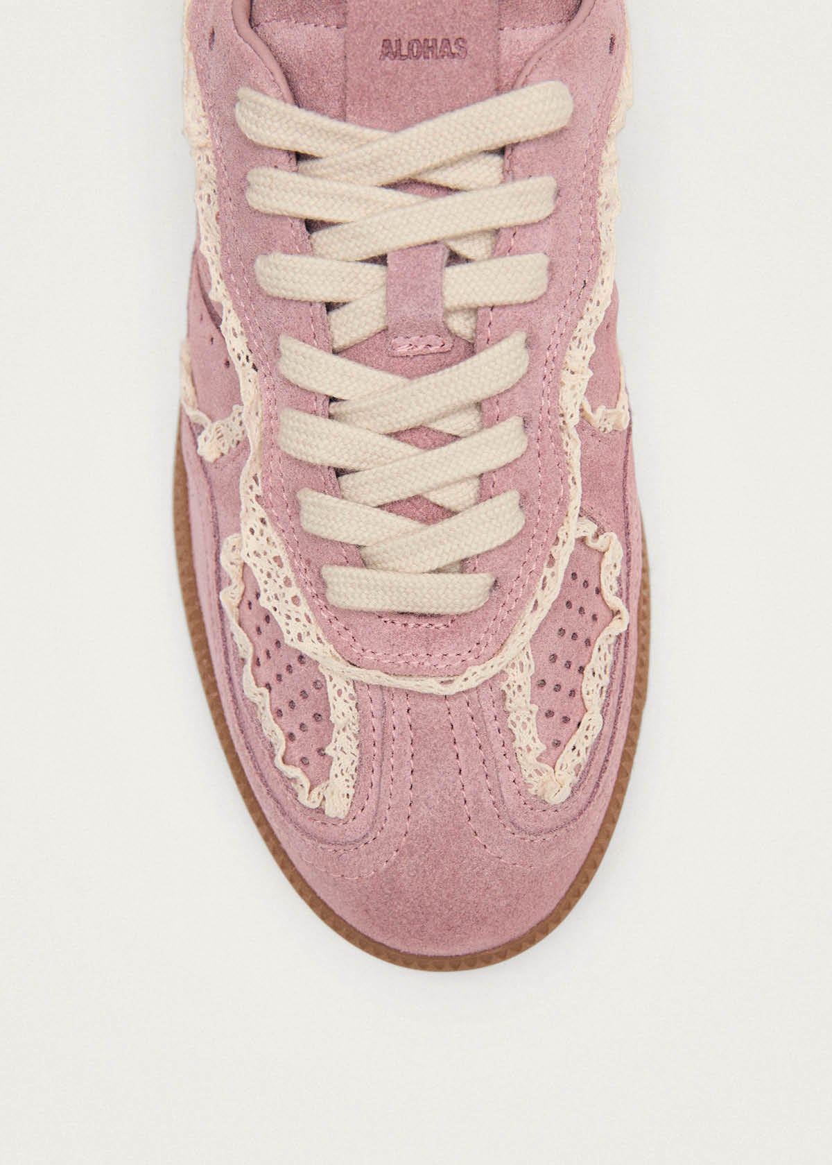 Tb.490 Crochet Pink Leather Sneakers - Image 9
