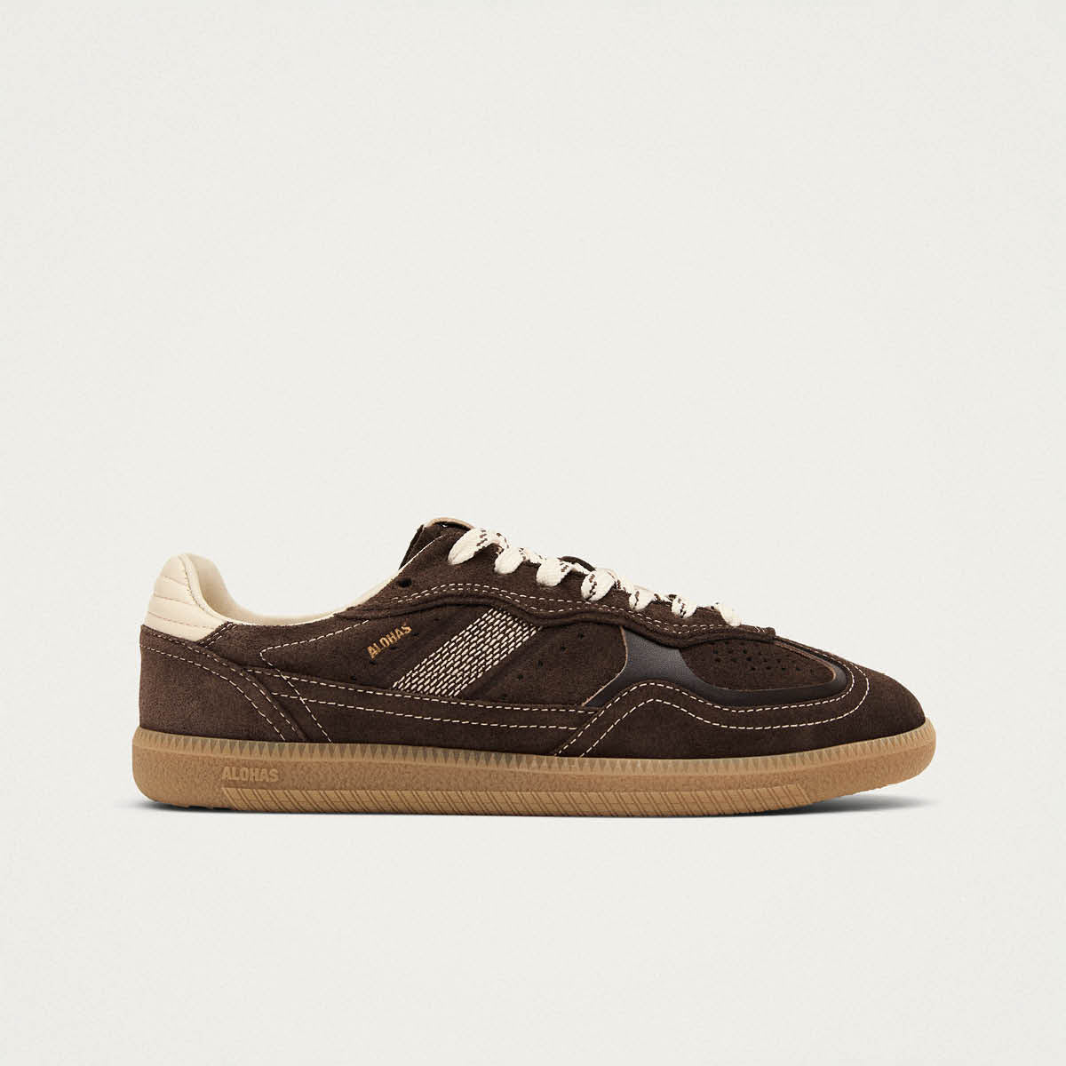 Tb.490 Rife Chocolate Cream Leather Sneakers - Image 3