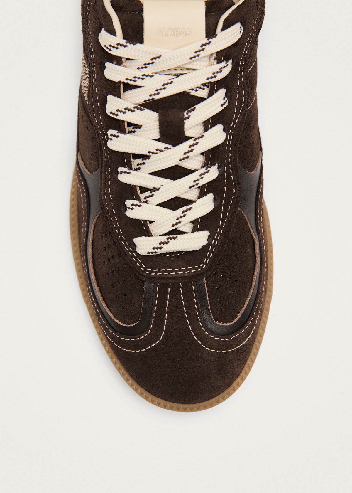 Tb.490 Rife Chocolate Cream Leather Sneakers - Image 6