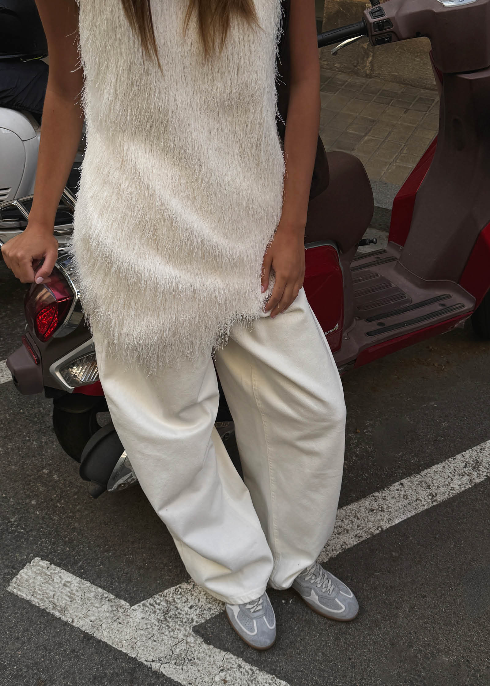 Tb.490 Rife Grey Leather Sneakers - Image 8